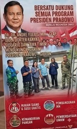 Dr. dr. Andre Yulius Serukan Dukungan untuk Program Presiden Prabowo: Sukseskan MBG, Benahi Sistem, dan Perkuat Pemberantasan Korupsi Demi Masa Depan Bangsa