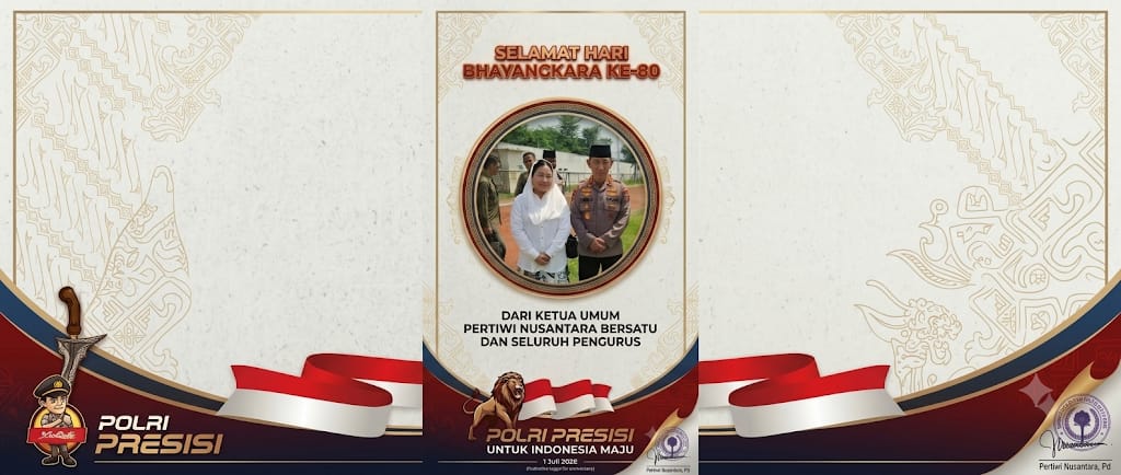 Hari Bhayangkara ke-80, Ketum Pertiwi Nusantara Bersatu: Polri Adalah Benteng Harapan Bangsa, Mari Bersatu Menjaga Indonesia